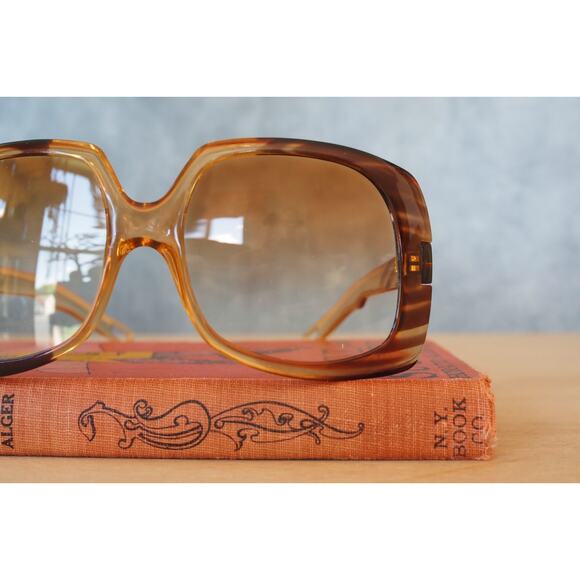 Vintage 1970s Sunglasses Square \'JACKIE\' Italy Samco Granny Festival Retro main image 15